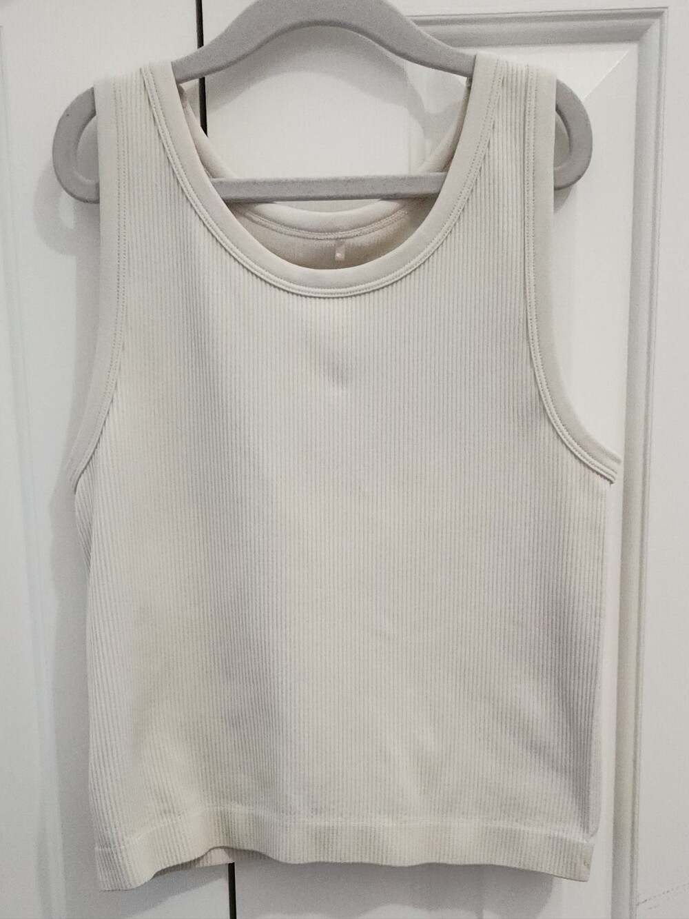 Cream White tank top